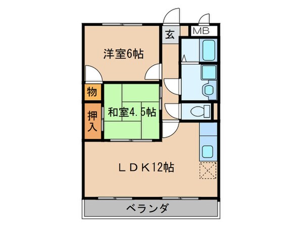 ファミ－ル八代の物件間取画像